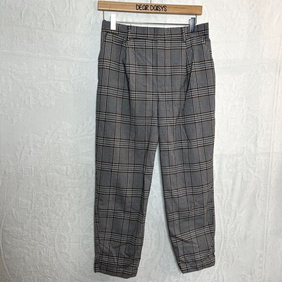 Plaid High Waisted Pants - Picture 1 of 6